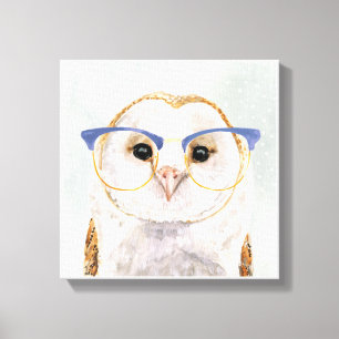 Forester met vier ogen   Wise Owl Canvas Afdruk