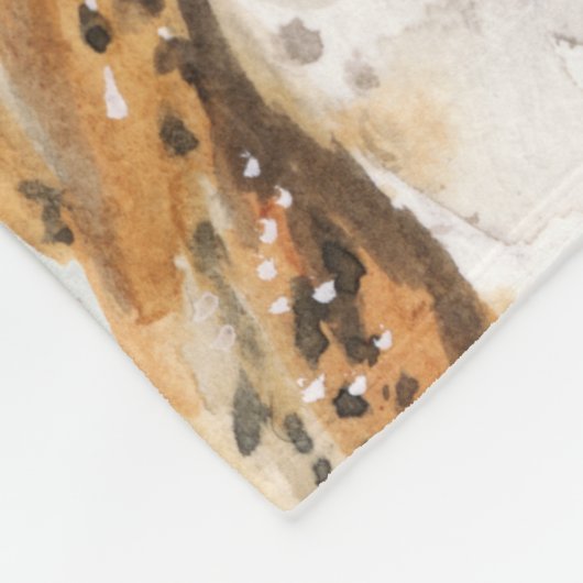 Forester met vier ogen | Wise Owl Fleece Deken (Hoek)