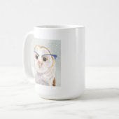 Forester met vier ogen | Wise Owl Koffiemok (Voorkant links)