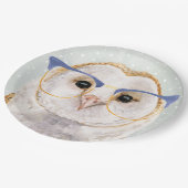 Forester met vier ogen | Wise Owl Papieren Bordje (Gekanteld)