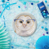 Forester met vier ogen | Wise Owl Papieren Bordje (Feest)