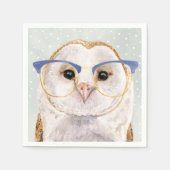 Forester met vier ogen | Wise Owl Servet (Voorkant)