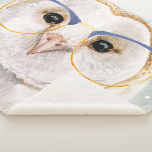 Forester met vier ogen | Wise Owl Sherpa Deken (3/4)