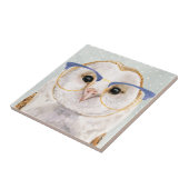 Forester met vier ogen | Wise Owl Tegeltje (Zijkant)