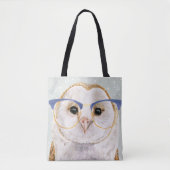 Forester met vier ogen | Wise Owl Tote Bag (Voorkant)