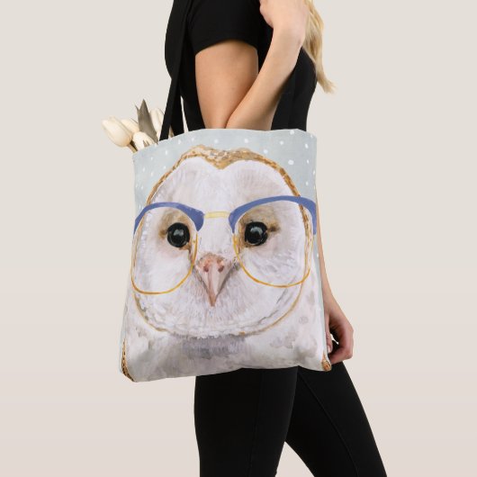 Forester met vier ogen | Wise Owl Tote Bag (Dichtbij)