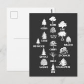 Forester Outdoor Wood Lover Tree Education Natuur Briefkaart (Voorkant / Achterkant)