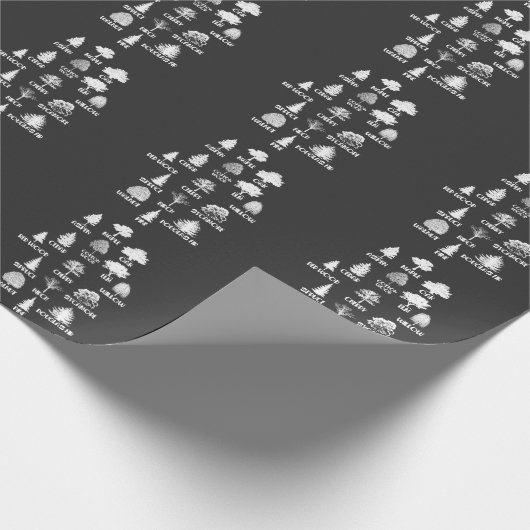 Forester Outdoor Wood Lover Tree Education Natuur Cadeaupapier (Hoek)