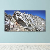 Forester Pass Catwalk - John Muir Trail Canvas Afdruk (Insitu (Houten vloer))