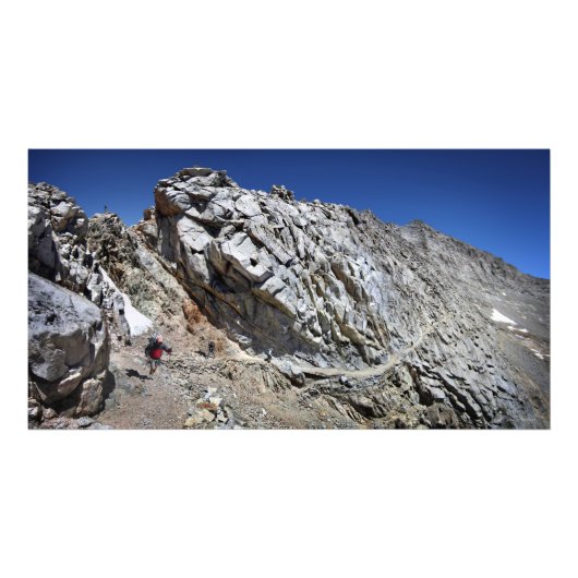 Forester Pass Catwalk - John Muir Trail Foto Afdruk (Voorkant)