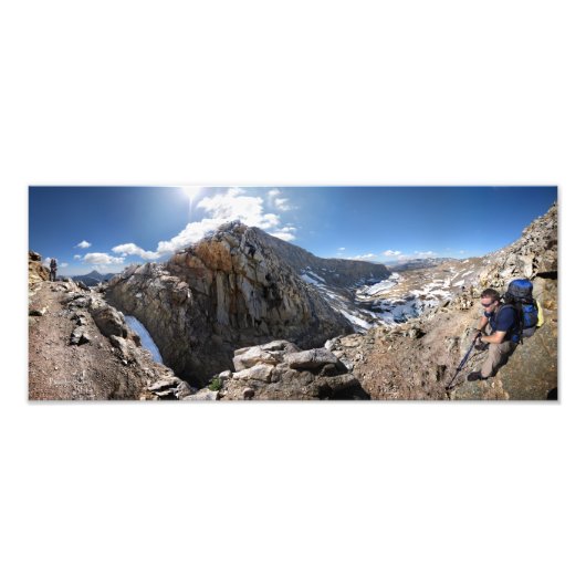 Forester Pass - John Muir Trail Foto Afdruk (Voorkant)