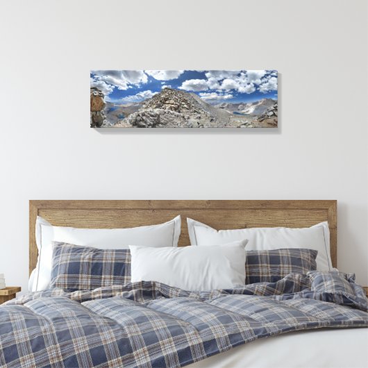 Forester Pass - John Muir Trail - Sierra Nevada Canvas Afdruk (Insitu (Slaapkamer))