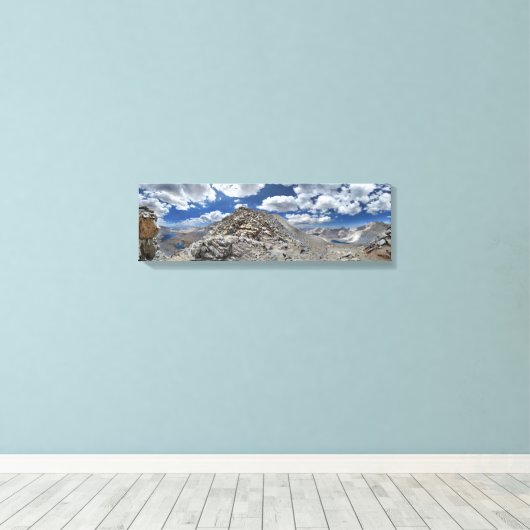 Forester Pass - John Muir Trail - Sierra Nevada Canvas Afdruk (Insitu (Houten vloer))
