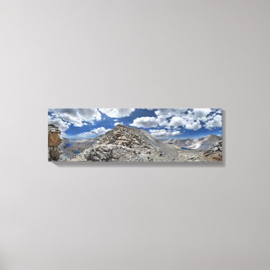 Forester Pass - John Muir Trail - Sierra Nevada Canvas Afdruk (Voorkant)