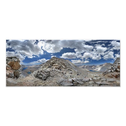 Forester Pass - John Muir Trail - Sierra Nevada Foto Afdruk (Voorkant)