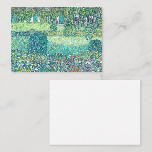 Forester's lodge in Weissenbach I, 1914 by Klimt Notitiekaartje (Voorkant / Achterkant)