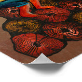 Foresters - twee Beren die Muziek spelen Poster (Hoek)