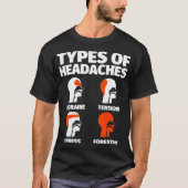 Forestry Funny Sayings Headache Meme T-shirt (Voorkant)