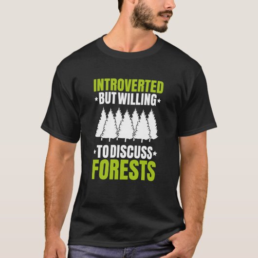 Forestry Introverted Forester T-shirt (Voorkant)