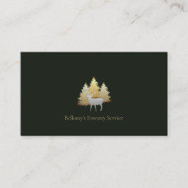 Forestry Service Business Card Visitekaartje