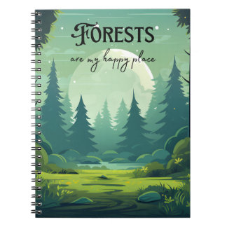 Forests Are My Happy Place Notitieboek