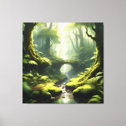 Forest's Embrace Canvas Afdruk (Voorkant)