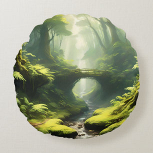 Forest's Embrace Rond Kussen