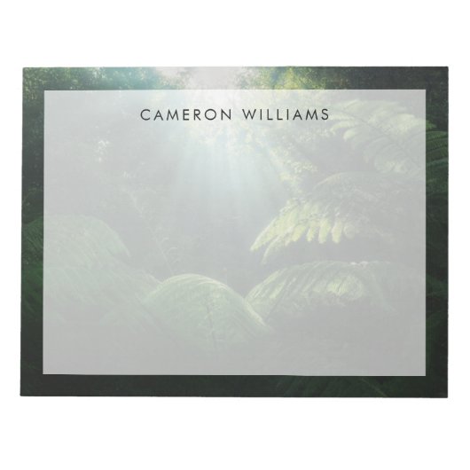 Forests | Ferns in Rainforest Notitieblok (Voorkant)