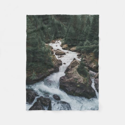 Forests | Grison Graubunden Canton Fleece Deken (Voorkant)
