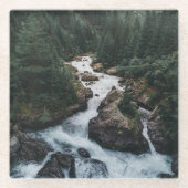 Forests | Grison Graubunden Canton Glazen Onderzetter (Voorkant)