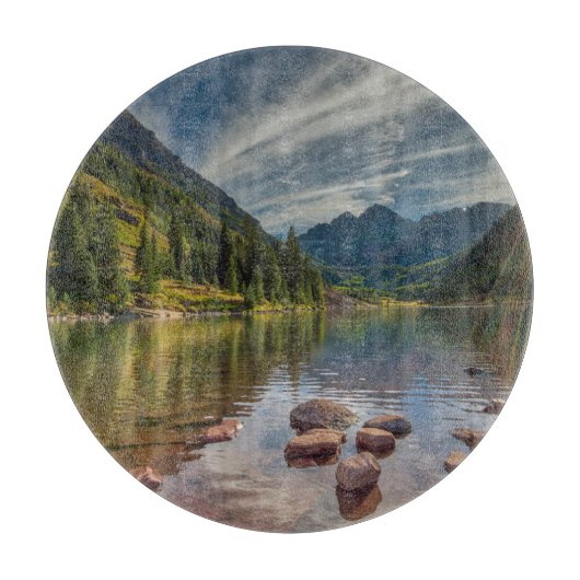 Forests | Maroon Bells Colorado Snijplank (Voorkant)