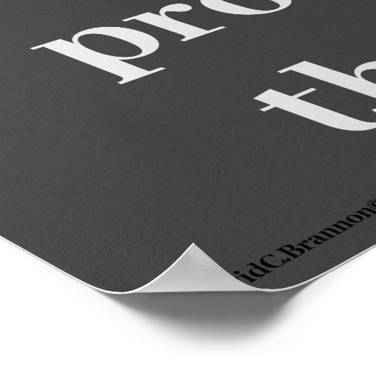 Forethought... Poster (Hoek)