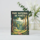 Forêts National Park Frankrijk Briefkaart (Staand voorkant)