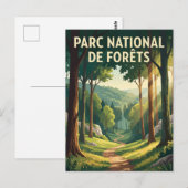 Forêts National Park Frankrijk Briefkaart (Voorkant / Achterkant)