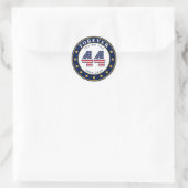 Forever 44 Klassieke Ronde Sticker (Tas)