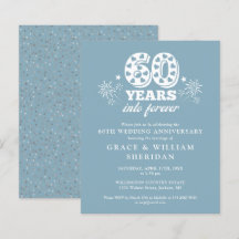Forever 60th Jubileum Invitation