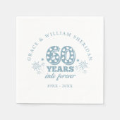 Forever 60th Wedding Jubileum Servet (Voorkant)