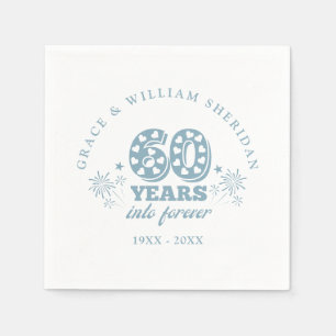 Forever 60th Wedding Jubileum Servet