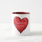 Forever & A Day Heart Valentine's Day Love Mok (Midden)