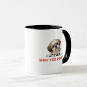 Forever a Shih Tzu Person Accent Coffee Mug Mok (Voorkant rechts)