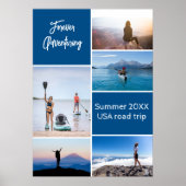 Forever Adventuring Custom Photo Collage Poster (Voorkant)