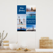 Forever Adventuring Custom Photo Collage Poster (Keuken)
