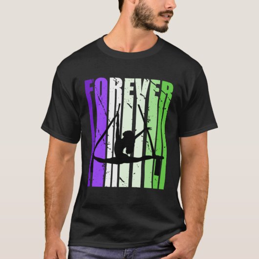 Forever Air Dancer Inspirerende Aerialist Coac T-shirt (Voorkant)