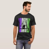 Forever Air Dancer Inspirerende Aerialist Coac T-shirt (Voorkant volledig)