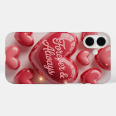 Forever & Always 3D Hart Liefde Hoesje (Achterkant (horizontaal))