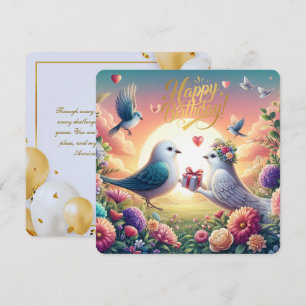 Forever & Always - A Lovebird's Gift Jubileum C Feestdagenkaart