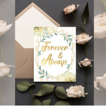 Forever & Always – Elegante Gepersonaliseerde Trou