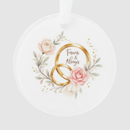 Forever & Always - Romantische trouwringen Ornament