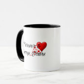Forever & Always Yours - Romantic Love Mug Mok (Voorkant links)