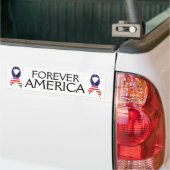 Forever-Amerikaanse Bumpersticker (Op Truck)
